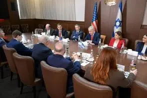 تصاویر جلسه سناتور آمریکا و نتانیاهو درباره ایران