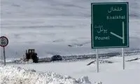 تصاویری از بارش شدید و زیبای برف در خلخال