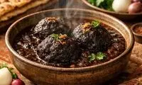 دستور تهیه کوفته سیاه کرمانشاه با طعم و عطر بی‌نظیر 