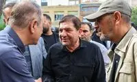 پسران شهید اسماعیل خطیب در مراسم چهلم پدرشان