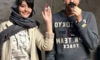 منصور و ساحلِ سریال پوست شیر در یک عکس صمیمی