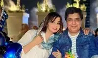 جشن تولد بازیگر مشهور طنز در کنار خواهرش