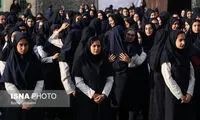 دوخت لباس فرم مدارس با پارچه ملحفه‌ای 