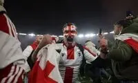 جشن گرجستانی‌ها پس از صعود تاریخی به یورو