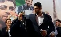 مدال قهرمانی هادی ساروی بر گردن قهرمان واقعی! 