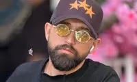 قاب صمیمی مهران غفوریان و محسن افشانی در یک مراسم