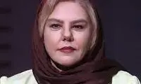 تغییر چهره خانم بازیگر تلویزیون با میکاپ سنگین