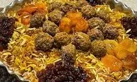 طرز تهیه رشته پلو با قیسی به روش مجلسی
