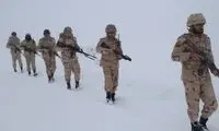 شهادت مرزبان هنگ سردشت بر اثر سقوط بهمن