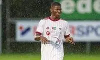 ژست بازیکنان شارجه در رختکن پس از برد تراکتور 