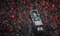 نمایی از خودروی حامل پیکر رهبر انقلاب در عراق