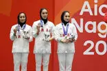 رقص کردی دختران کاراته ایران پس از قهرمانی در ناگویا