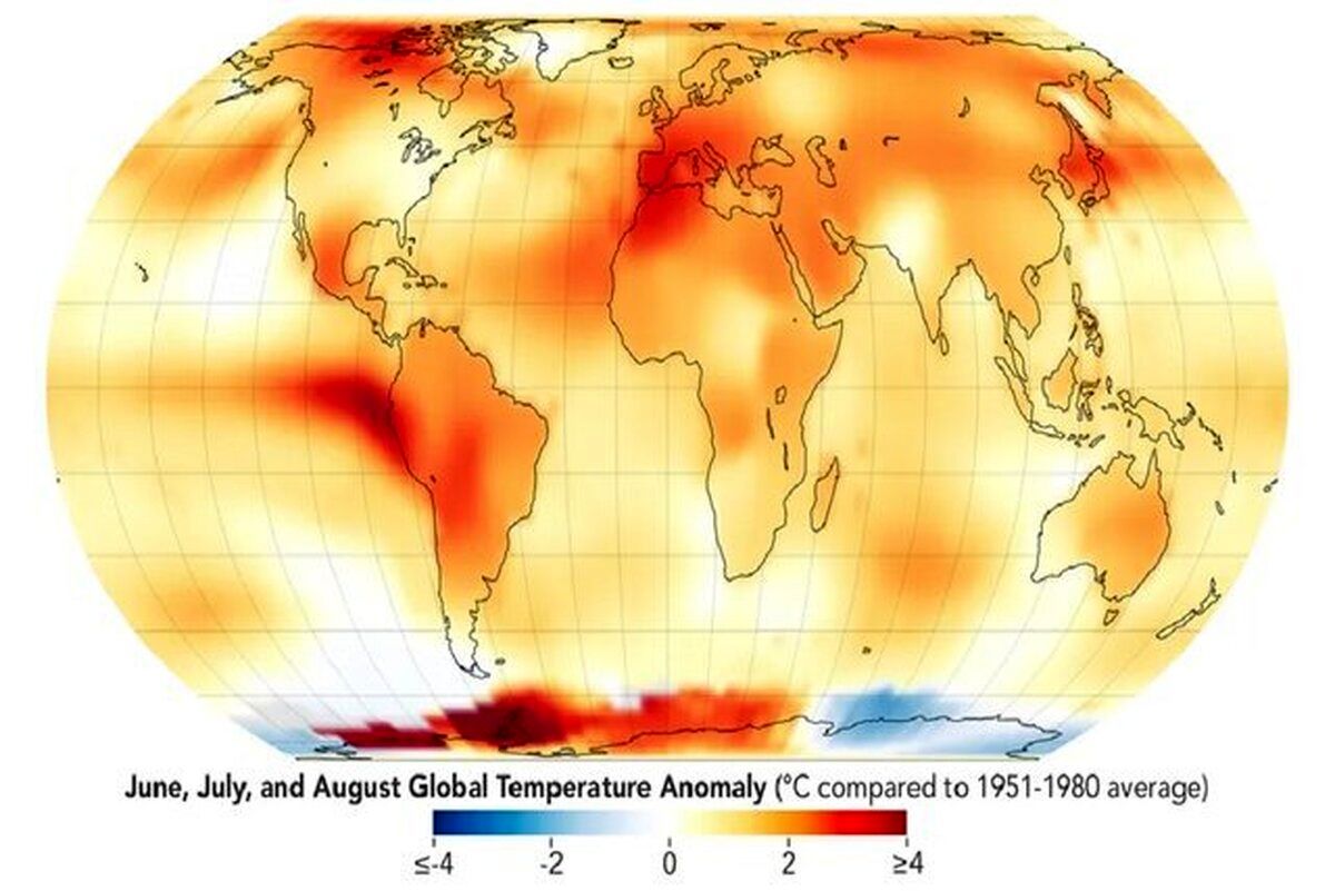 ناسا: امسال گرم‌ترین تابستان را داشتیم