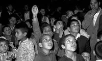 تصاویری از سینمای سیار در نازی‌آباد در سال ۱۳۴۳