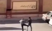 ویدئو ناراحت‌کننده از برخورد با یک دانش‌آموز در پرند