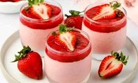 طرز تهیه یک دسر خوشمزه عربی با توت‌فرنگی