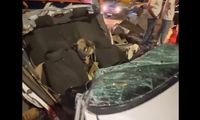 برخورد مرگبار پژو پارس با یک دستگاه تریلی!