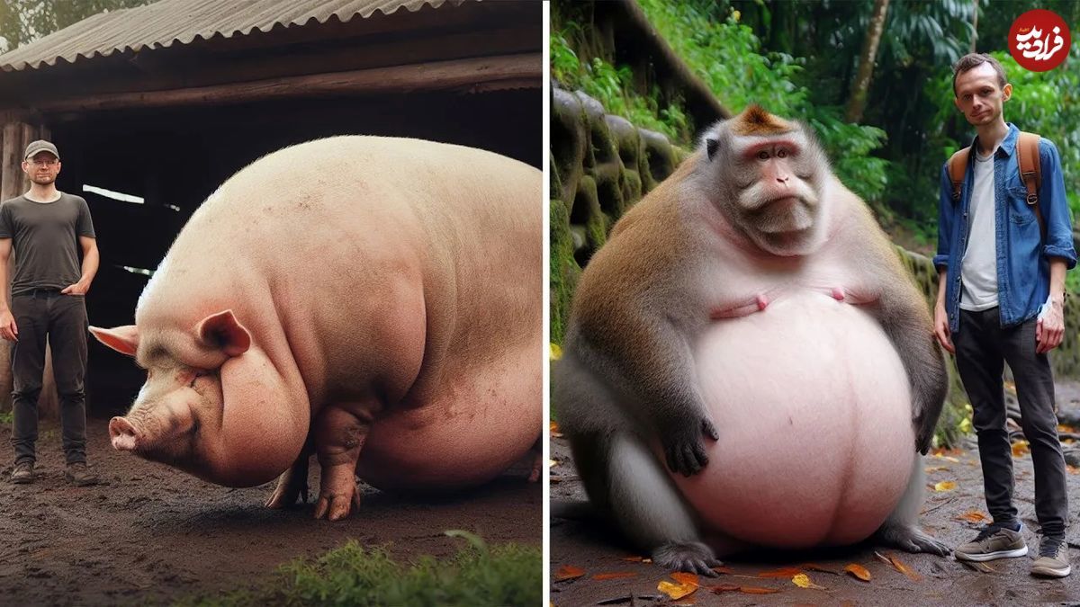 تصاویری از چاق ترین حیوانات جهان