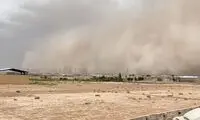 تصاویری از طوفان هولناک شن در اصفهان 