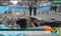 تصاویری جدید از فرونشست در مرکز تهران