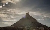 عکس رقص استثنایی خورشید و ماه کنار هم در آسمان