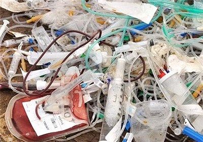 ویدیویی تاسف انگیز از رها کردن زباله‌های بیمارستانی در جنگل