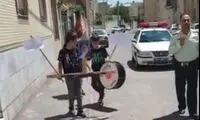 ویدئویی از یک هیات عزاداری که در اینستاگرام وایرال شد