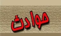 فیلم دلخراش سقوط 2 کارگر بر اثر تندباد