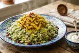 طرز تهیه باقالی پلو با مرغ ریش ریش؛ مجلسی و خوش عطر