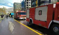 لحظات دلهره‌آور از آتش‌سوزیِ اتوبوس BRT 