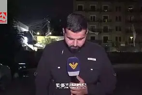  لحظۀ انفجار و مجروح شدن خبرنگار در حملۀ هوایی اسرائیل