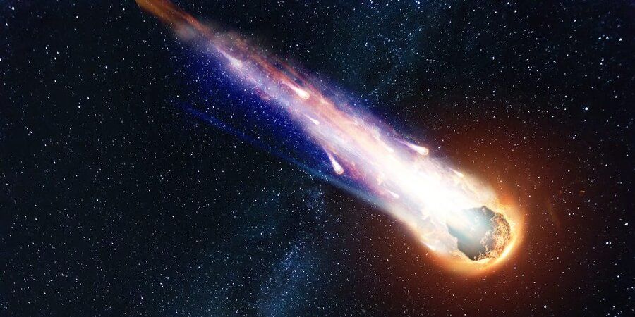 انفجار هیجان‌انگیز یک سیارک بر فراز کانال مانش