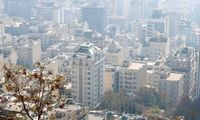 تصویر پربازدید از شدت آلودگی هوا در تهران