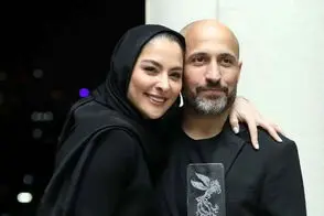قاب عاشقانه و تازه زوج سینمای ایران جلب‌توجه کرد