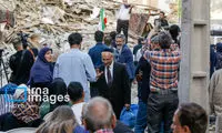 سنتور نوازی یهودیان درکنار مخروبه‌های جنگ در تهران