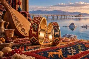 حلقه‌های فوق‌العاده زیبای ازدواج با الهام از تاریخ ایران