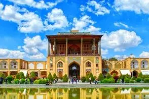 تصاویر تازه از آسیب‌های وارده به کاخ عالی‌قاپو