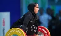 تاریخ‌سازی بانوی ایرانی در وزنه‌برداری