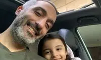 سلفی جدید امیرمهدی ژوله در کنار همسر و دخترش