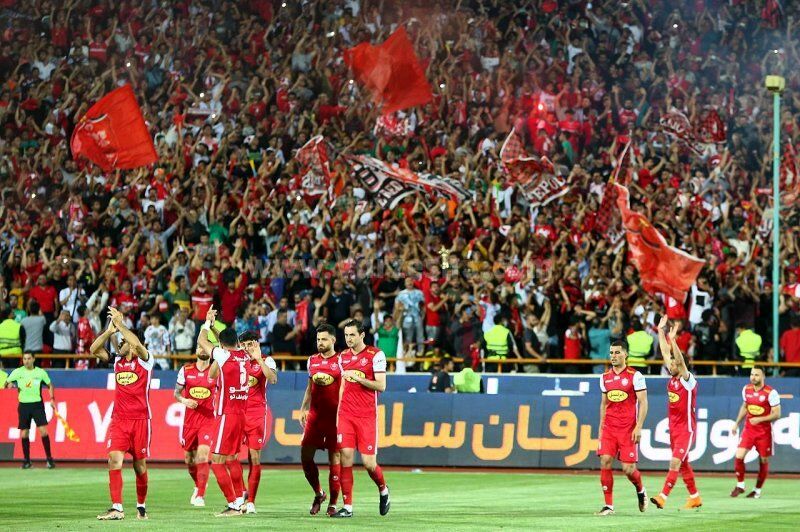 رونمایی از پوستر باشگاه پرسپولیس مقابل النصر