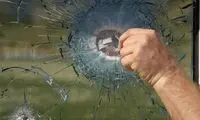 آزمایش اولین شیشه ضدگلوله ساخته شده در ایران