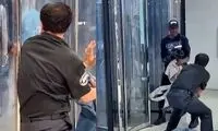 تلاش ناکام برای سرقت از یک لباس فروشی