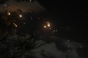 بارش بارانِ موشک در آسمان اسرائیل