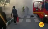 تصاویری از حادثه  دلخراش در خیابان‌های مشهد!