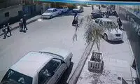تصادف وحشتناک یک پژو با یک دختر مدرسه‌ای در خیابان