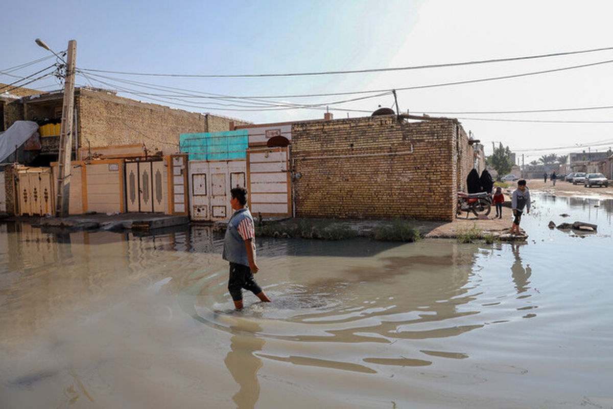 تصاویری ناب از بارش شدید باران در جنوب ایران