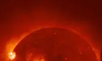 ببینید: منظره‌ای خیره‌کننده از حلقه آتشین