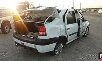 واژگونی خونین خودروی سواری در جاده خاوران