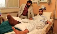 پولادی روی تخت بیمارستان +عکس
