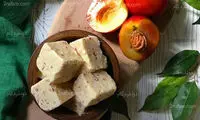 آموزش تصویری تهیه بستنی یخی هلو